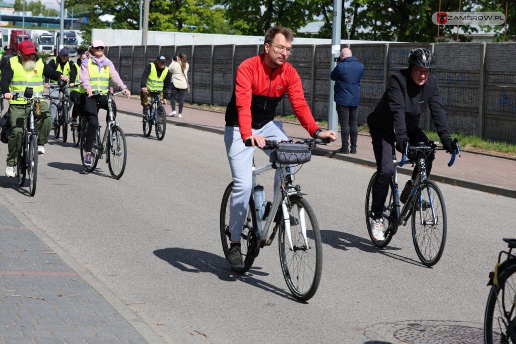 Pierwszy rajd "Zambrów na rowery 2025" 11.05.2025r. fot. J. Kurpiewska