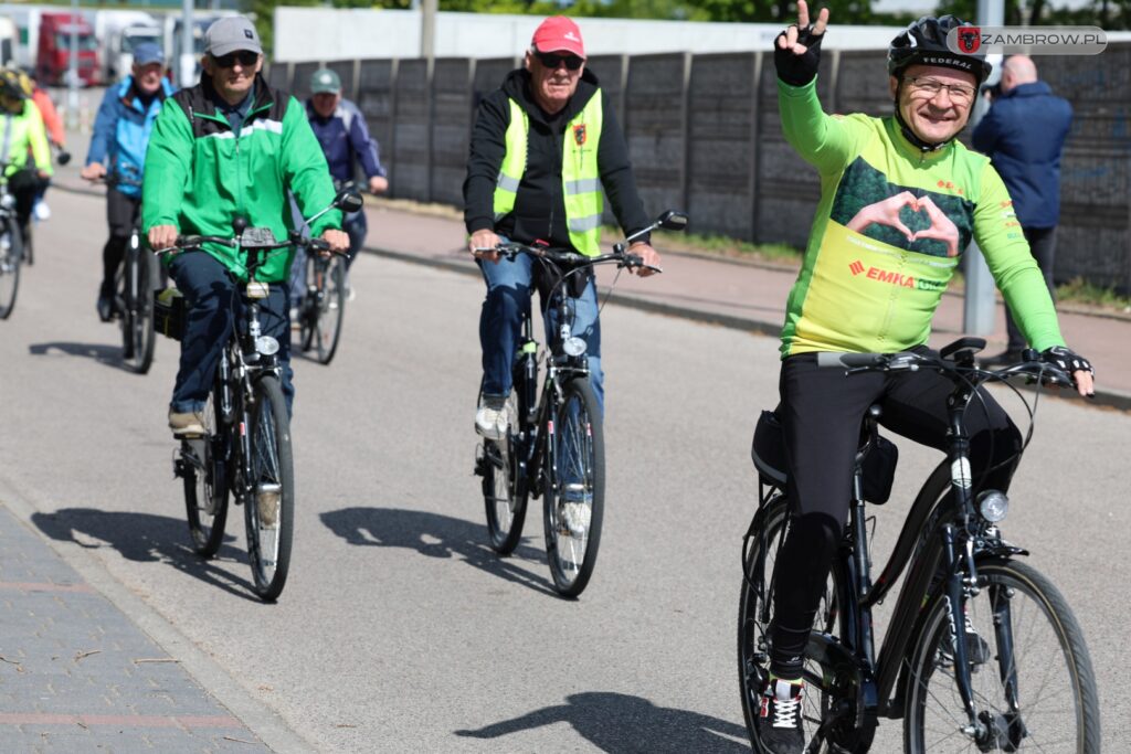Pierwszy rajd "Zambrów na rowery 2025" 11.05.2025r. fot. J. Kurpiewska
