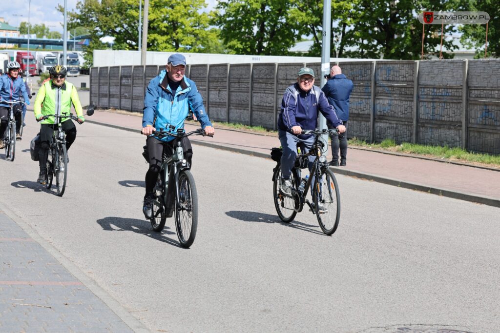 Pierwszy rajd "Zambrów na rowery 2025" 11.05.2025r. fot. J. Kurpiewska
