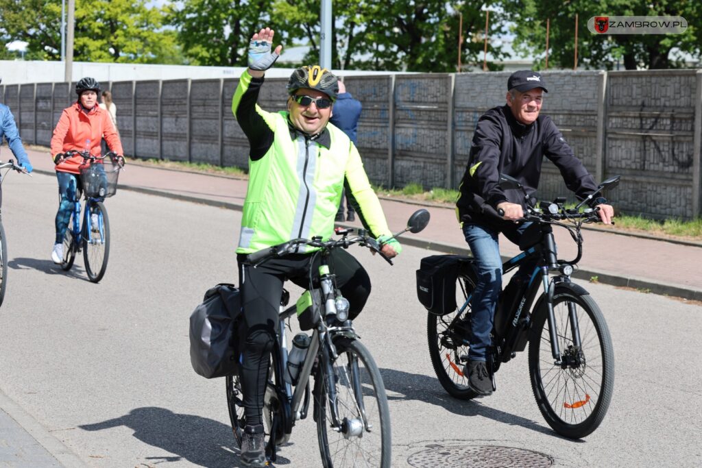 Pierwszy rajd "Zambrów na rowery 2025" 11.05.2025r. fot. J. Kurpiewska