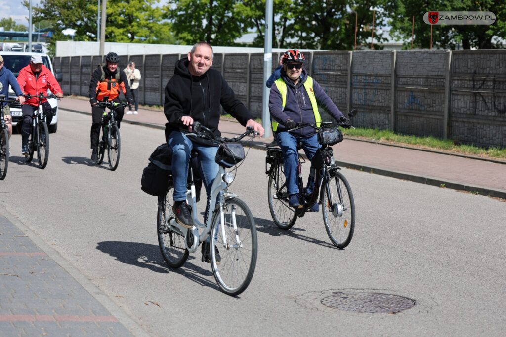 Pierwszy rajd "Zambrów na rowery 2025" 11.05.2025r. fot. J. Kurpiewska