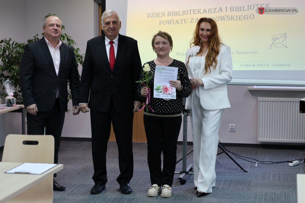 Powiatowy Dzień Bibliotekarzy po raz pierwszy w Zambrowie 13.05.2025r. fot. J. Kurpiewska