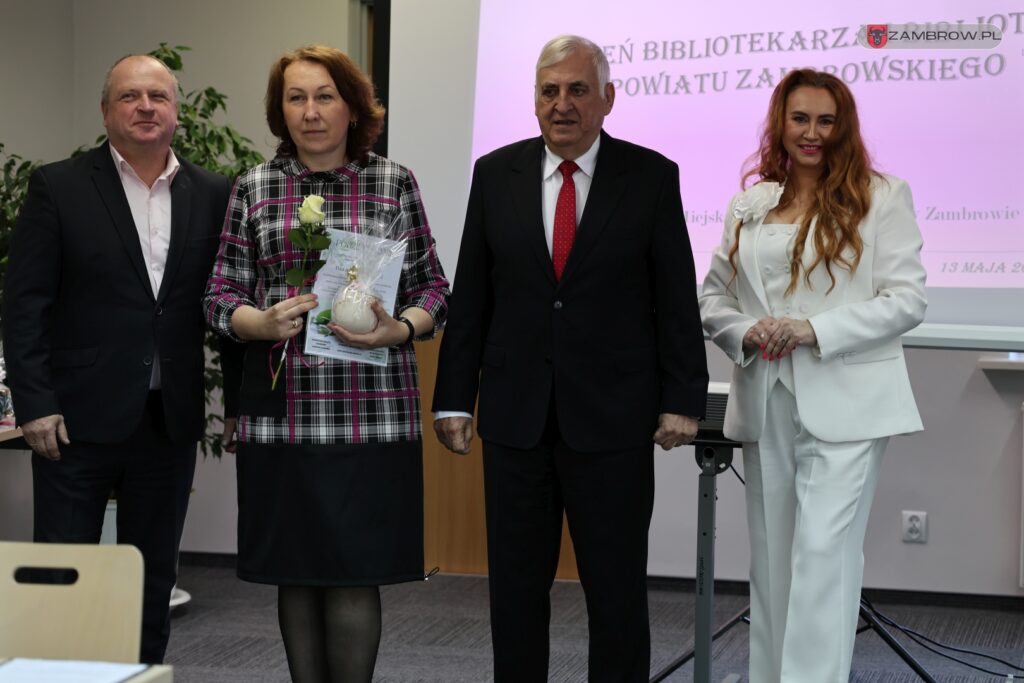 Powiatowy Dzień Bibliotekarzy po raz pierwszy w Zambrowie 13.05.2025r. fot. J. Kurpiewska