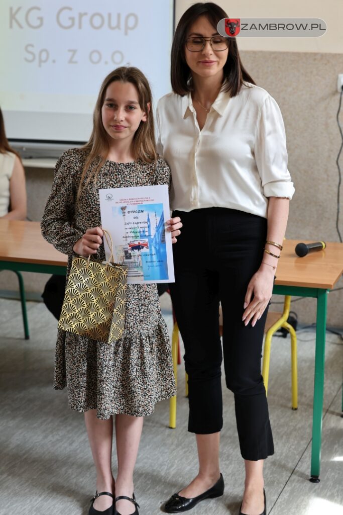 „English Expert” – V edycja powiatowego konkursu języka angielskiego w Zambrowie 28.05.2025r. fot. J. Kurpiewska