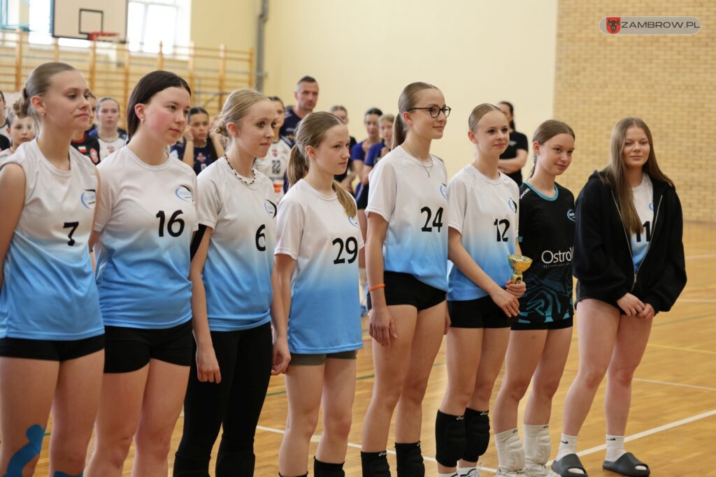 Międzynarodowy Turniej Siatkówki Młodziczek w Zambrowie 01.06.2025r. fot. J. Kurpiewska