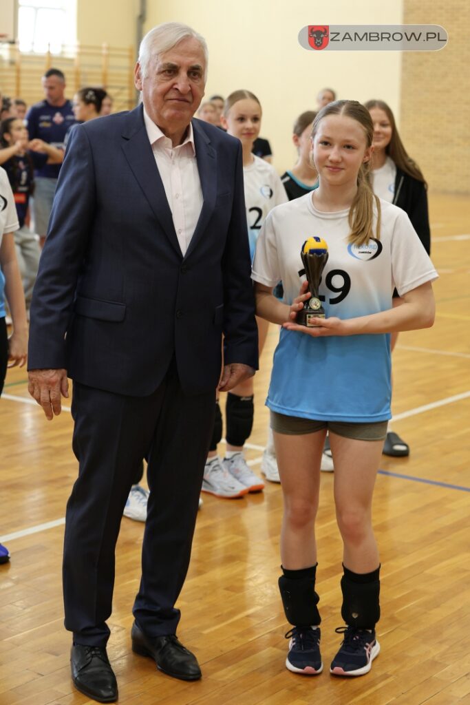 Międzynarodowy Turniej Siatkówki Młodziczek w Zambrowie 01.06.2025r. fot. J. Kurpiewska