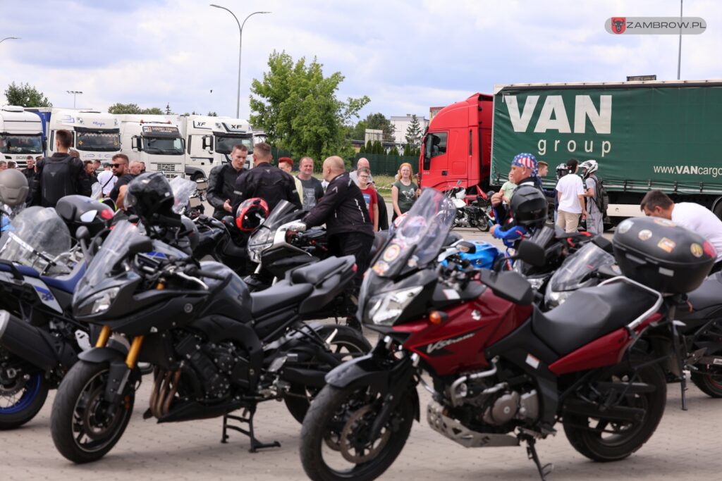 Ogólnopolski Zlot Motocyklowy w Zambrowie 28.06.2025 fot. Justyna Kurpiewska