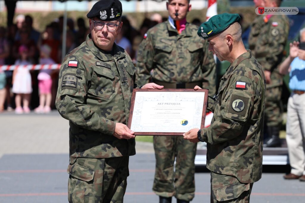 Uroczysty przysięga wojskowa 2. Brygady Pancernej Legionów 03.07.2025r. fot. J. Kurpiewska