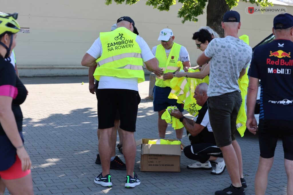 Ponad 200 km pokonali rowerzyści w tegorocznym dwudniowym rajdzie "Zambrów na rowery" 5.07.2025r. J. Kurpiewska