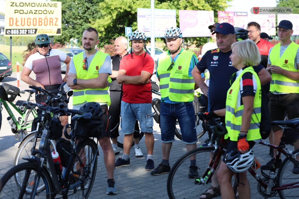 Ponad 200 km pokonali rowerzyści w tegorocznym dwudniowym rajdzie "Zambrów na rowery" 5.07.2025r. J. Kurpiewska