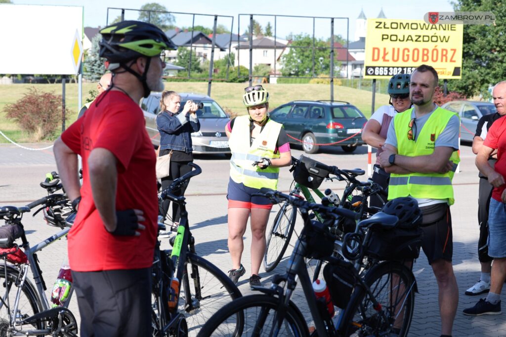 Ponad 200 km pokonali rowerzyści w tegorocznym dwudniowym rajdzie "Zambrów na rowery" 5.07.2025r. J. Kurpiewska