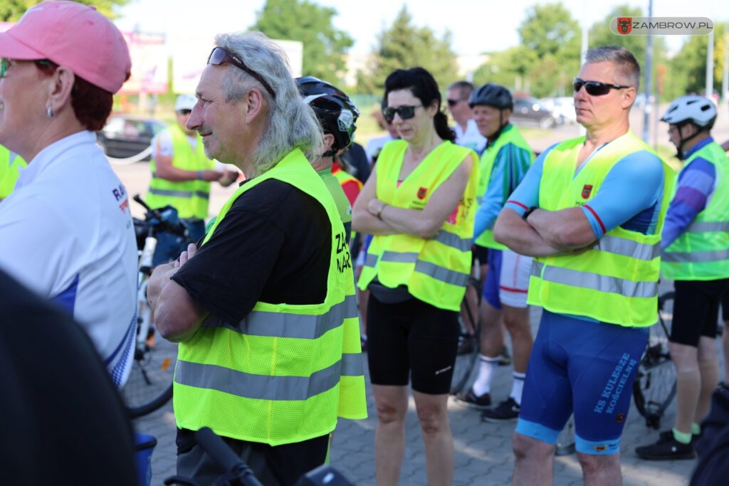 Ponad 200 km pokonali rowerzyści w tegorocznym dwudniowym rajdzie "Zambrów na rowery" 5.07.2025r. J. Kurpiewska