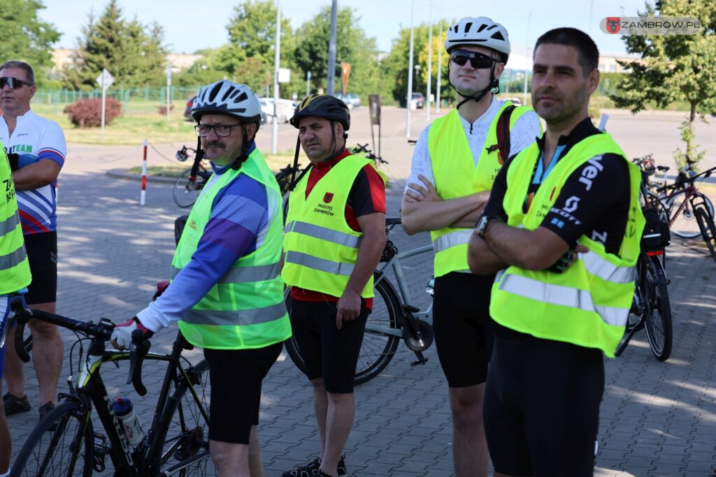 Ponad 200 km pokonali rowerzyści w tegorocznym dwudniowym rajdzie "Zambrów na rowery" 5.07.2025r. J. Kurpiewska