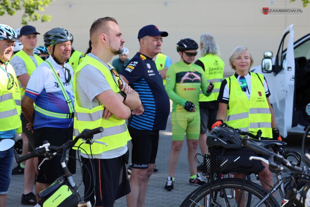 Ponad 200 km pokonali rowerzyści w tegorocznym dwudniowym rajdzie "Zambrów na rowery" 5.07.2025r. J. Kurpiewska