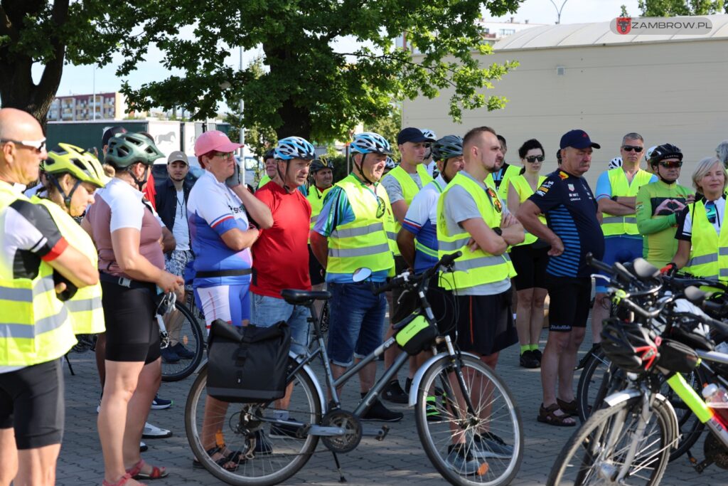 Ponad 200 km pokonali rowerzyści w tegorocznym dwudniowym rajdzie "Zambrów na rowery" 5.07.2025r. J. Kurpiewska