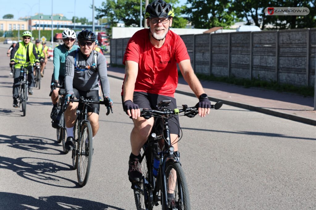 Ponad 200 km pokonali rowerzyści w tegorocznym dwudniowym rajdzie "Zambrów na rowery" 5.07.2025r. J. Kurpiewska