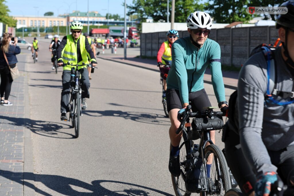 Ponad 200 km pokonali rowerzyści w tegorocznym dwudniowym rajdzie "Zambrów na rowery" 5.07.2025r. J. Kurpiewska