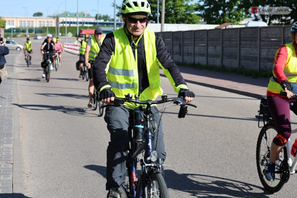 Ponad 200 km pokonali rowerzyści w tegorocznym dwudniowym rajdzie "Zambrów na rowery" 5.07.2025r. J. Kurpiewska