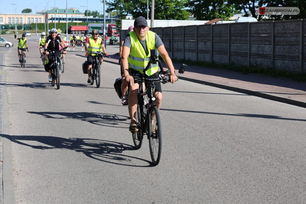 Ponad 200 km pokonali rowerzyści w tegorocznym dwudniowym rajdzie "Zambrów na rowery" 5.07.2025r. J. Kurpiewska