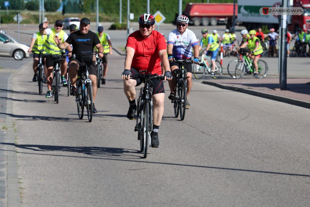 Ponad 200 km pokonali rowerzyści w tegorocznym dwudniowym rajdzie "Zambrów na rowery" 5.07.2025r. J. Kurpiewska