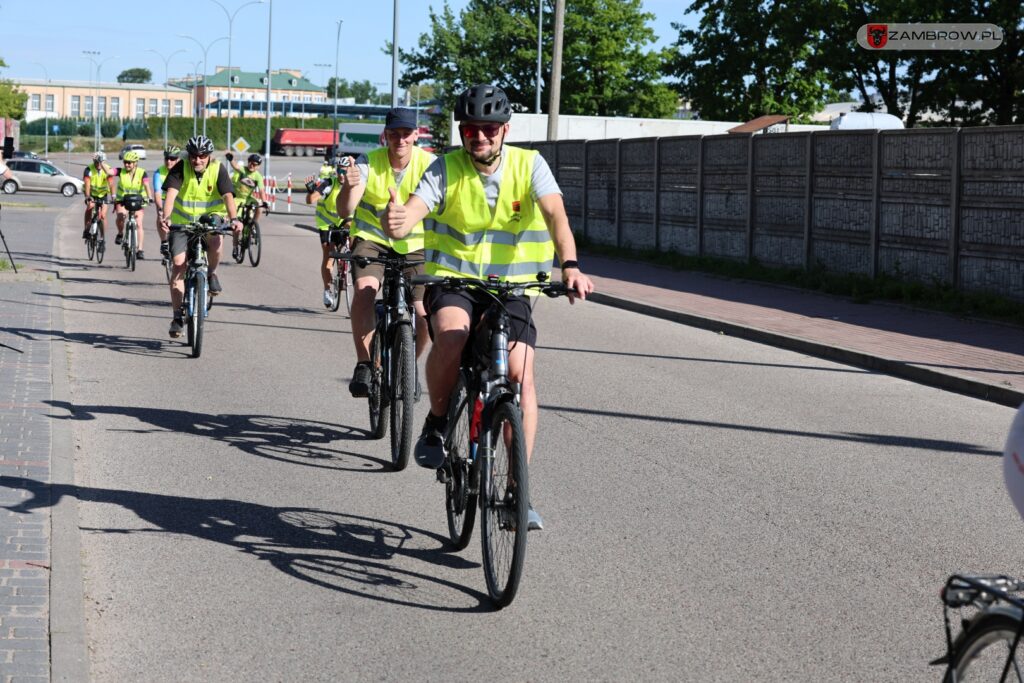 Ponad 200 km pokonali rowerzyści w tegorocznym dwudniowym rajdzie "Zambrów na rowery" 5.07.2025r. J. Kurpiewska