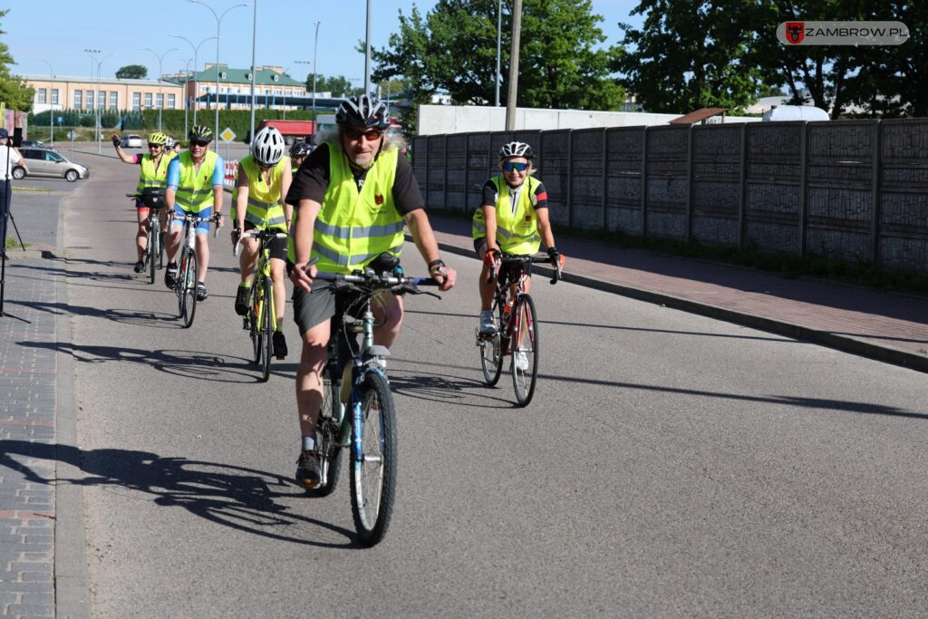 Ponad 200 km pokonali rowerzyści w tegorocznym dwudniowym rajdzie "Zambrów na rowery" 5.07.2025r. J. Kurpiewska