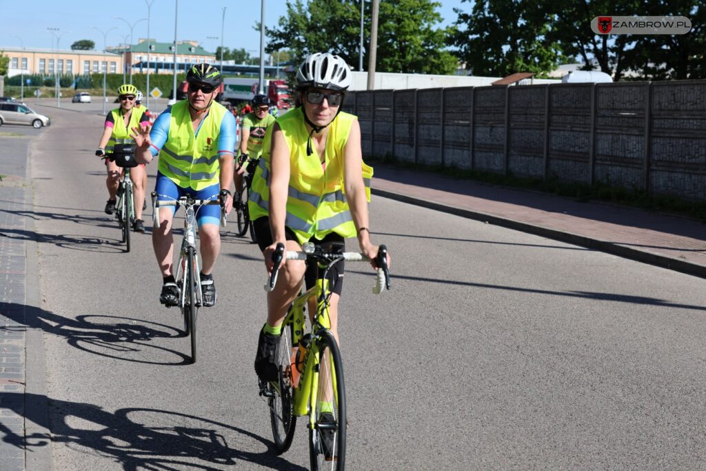 Ponad 200 km pokonali rowerzyści w tegorocznym dwudniowym rajdzie "Zambrów na rowery" 5.07.2025r. J. Kurpiewska