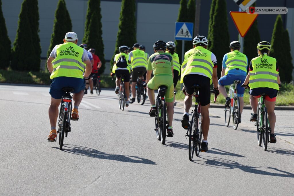 Ponad 200 km pokonali rowerzyści w tegorocznym dwudniowym rajdzie "Zambrów na rowery" 5.07.2025r. J. Kurpiewska