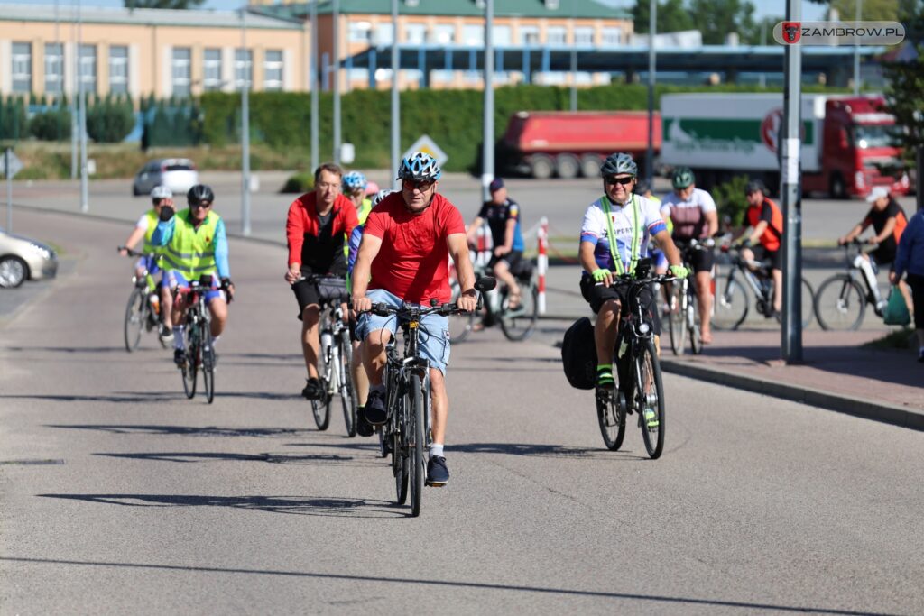 Ponad 200 km pokonali rowerzyści w tegorocznym dwudniowym rajdzie "Zambrów na rowery" 5.07.2025r. J. Kurpiewska