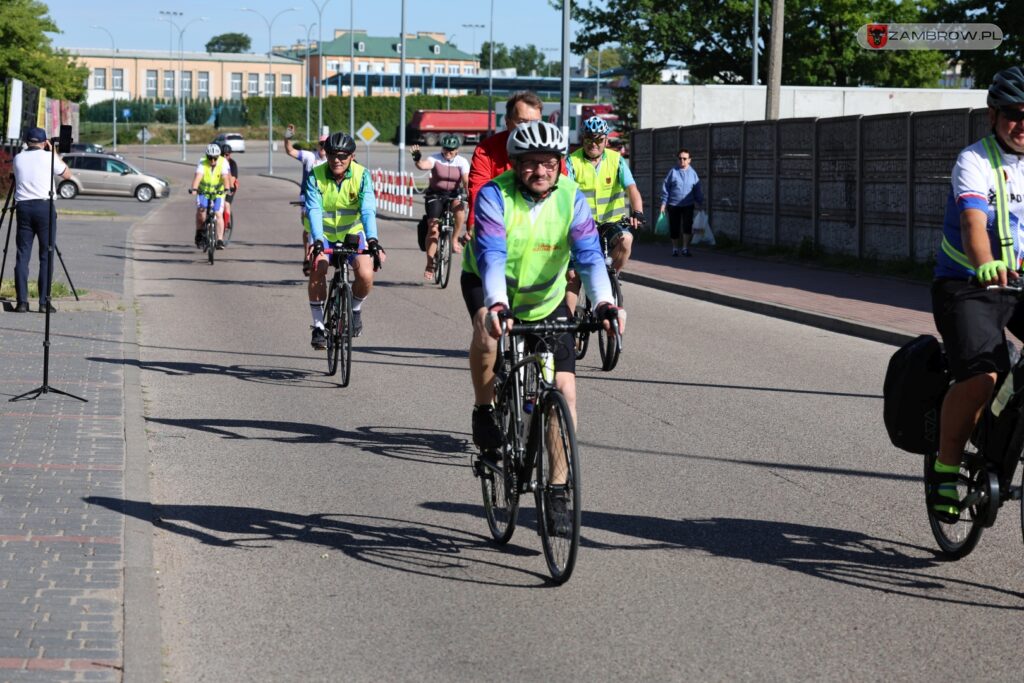 Ponad 200 km pokonali rowerzyści w tegorocznym dwudniowym rajdzie "Zambrów na rowery" 5.07.2025r. J. Kurpiewska