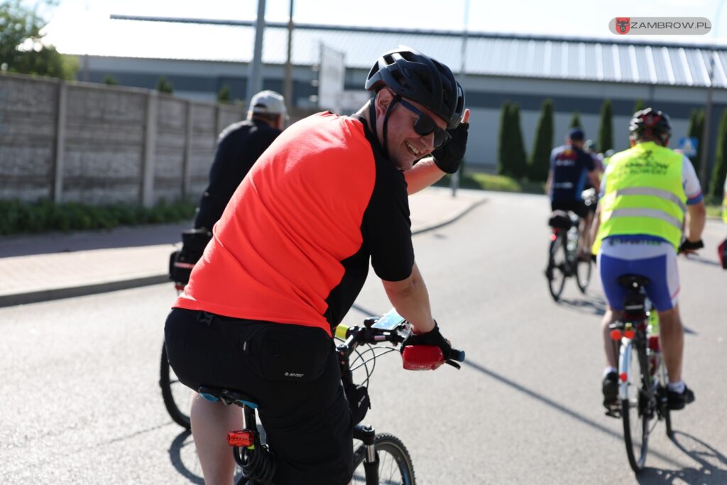 Ponad 200 km pokonali rowerzyści w tegorocznym dwudniowym rajdzie "Zambrów na rowery" 5.07.2025r. J. Kurpiewska