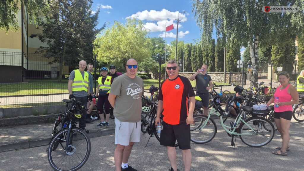 Ponad 200 km pokonali rowerzyści w tegorocznym dwudniowym rajdzie "Zambrów na rowery" 5 - 6.07.2025r. fot. A. Trochimowicz