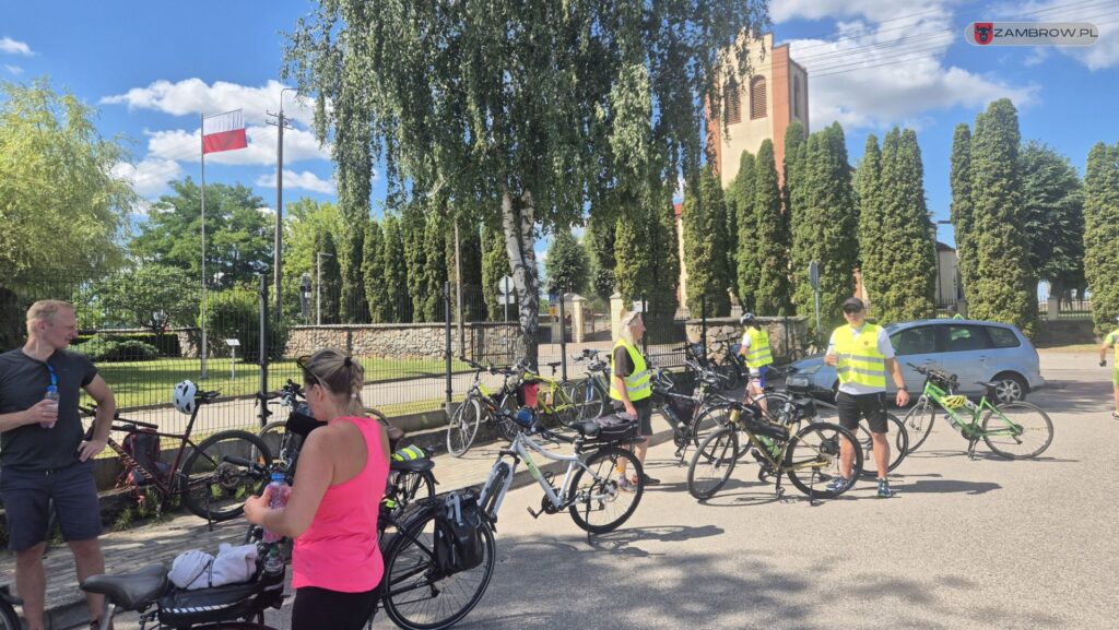 Ponad 200 km pokonali rowerzyści w tegorocznym dwudniowym rajdzie "Zambrów na rowery" 5 - 6.07.2025r. fot. A. Trochimowicz