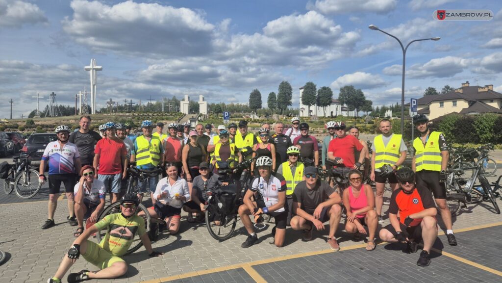 Ponad 200 km pokonali rowerzyści w tegorocznym dwudniowym rajdzie "Zambrów na rowery" 5 - 6.07.2025r. fot. A. Trochimowicz